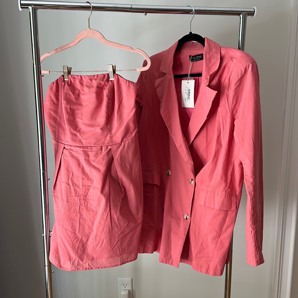 Blazer Mini Dress Combo